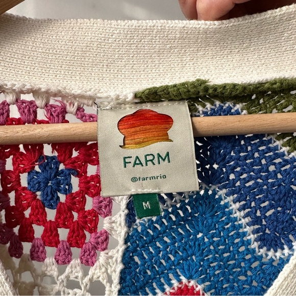 Farm rio mixed texture crochet cardigan
Multicolor granny squares
Size M - Picture 3 of 4